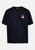Flower T-shirt - Full Black